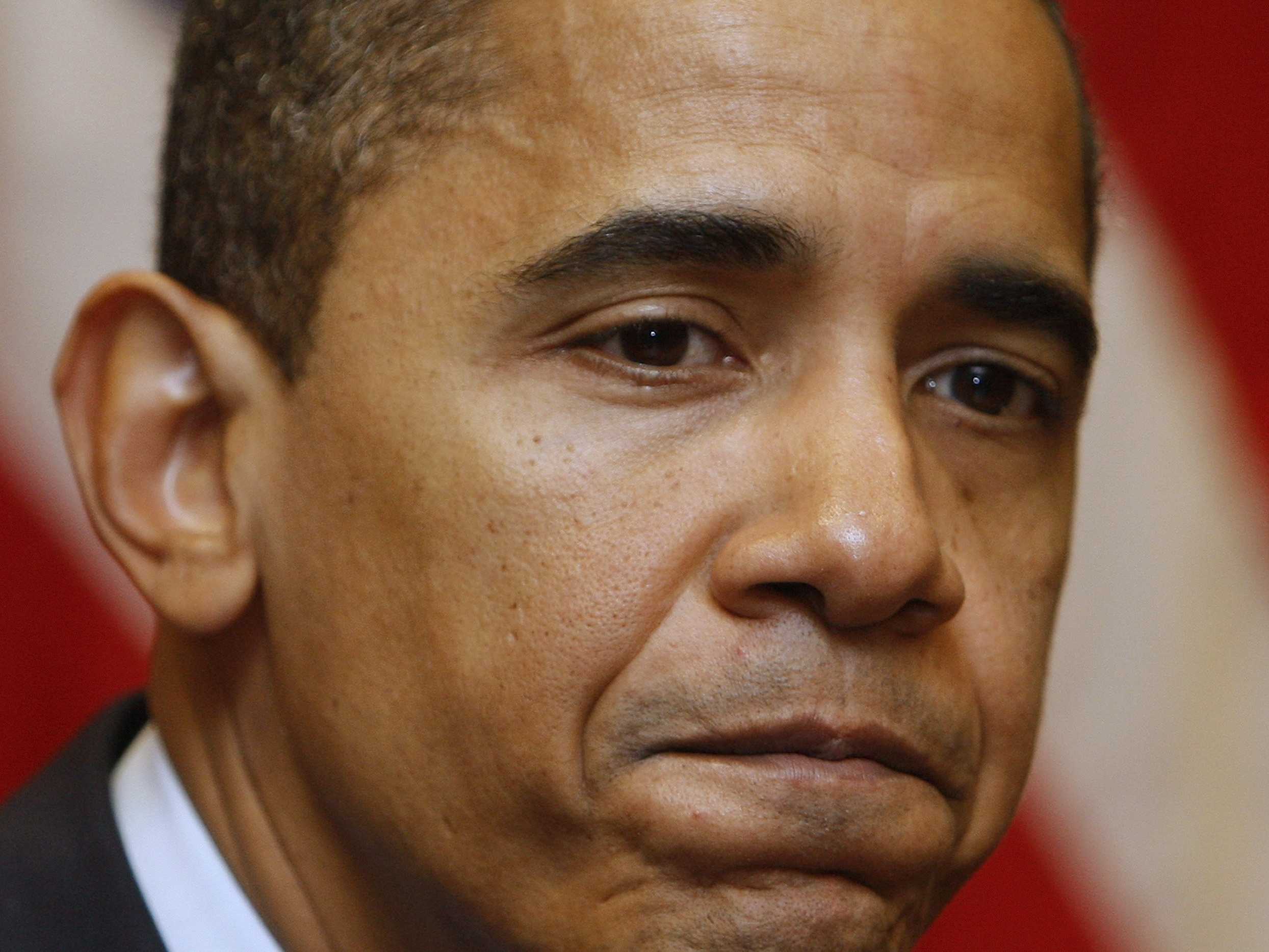 Image result for sad Barack Obama