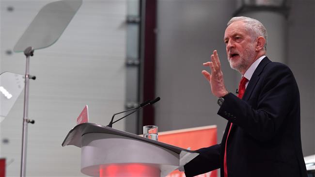 UK opposition Labour party leader Jeremy Corbyn gives a speech on Brexit at Coventry University in Coventry on February 26, 2018. (AFP photo) 