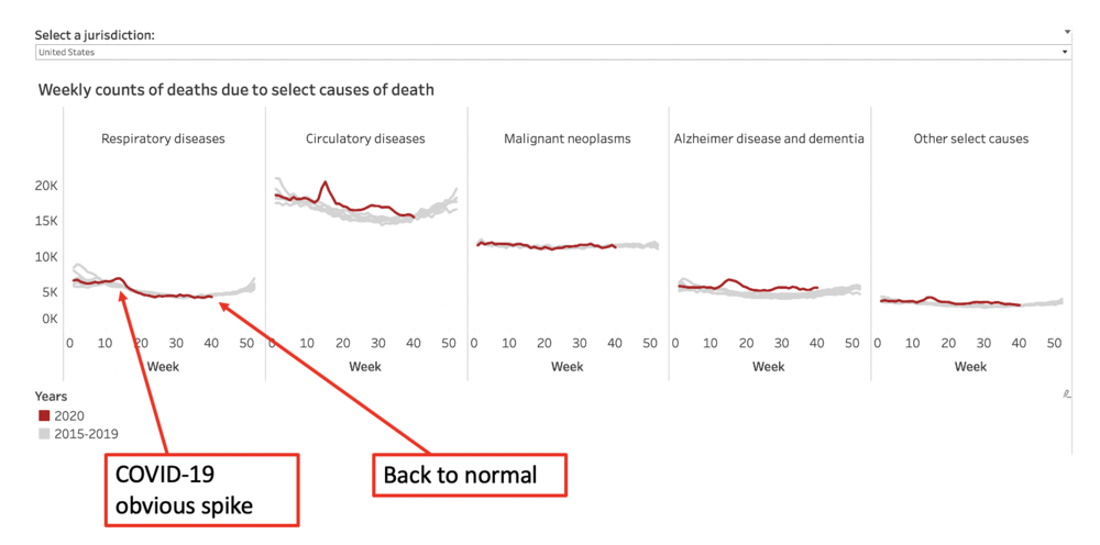 All-cause mortality has normalized in the USA