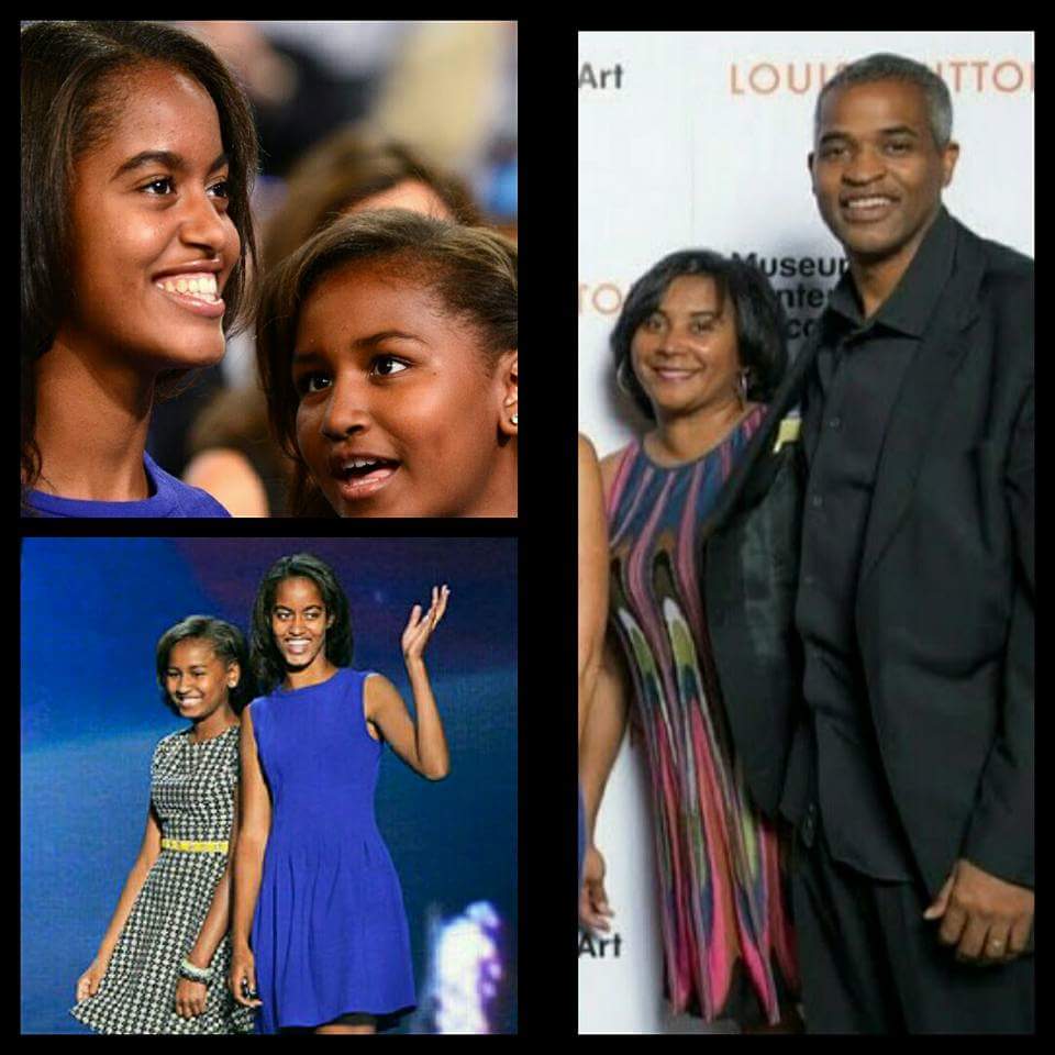 Malia and Sasha Obama Were Loaned by Their Real Parents so America Would Ac...